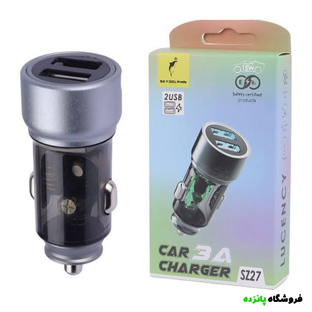 شارژر فندکی SKY DOLPHIN مدل SZ24 - مشکی