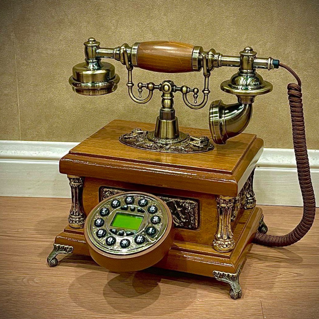 تلفن رومیزی چوبی گرند فونکد1030/پس کرایه