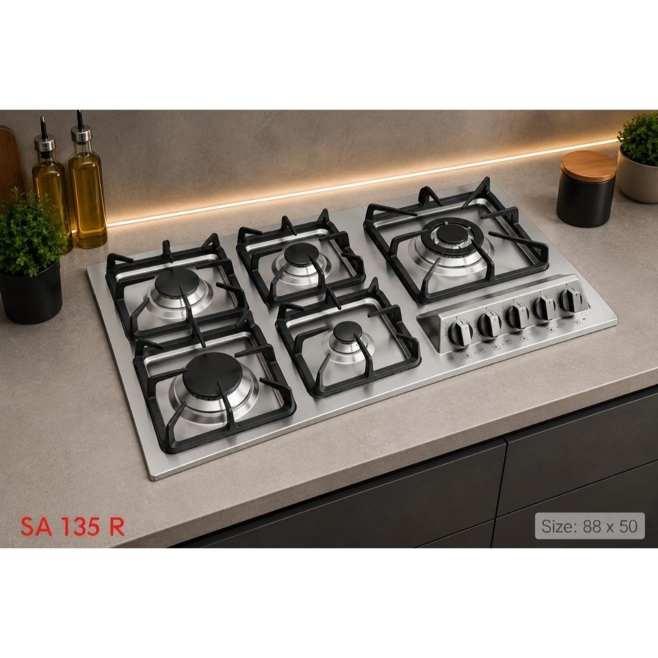 گاز رو میزی باکیفیت بارینو پلاس کد 135R 
