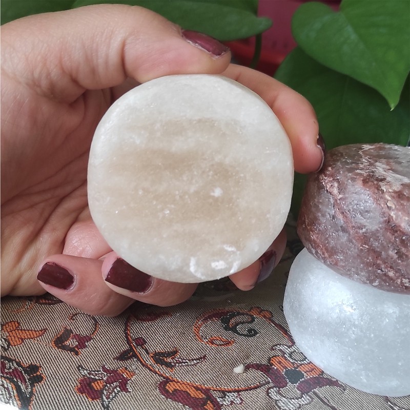 صابون سنگ نمک دایره بسته 3 عددی