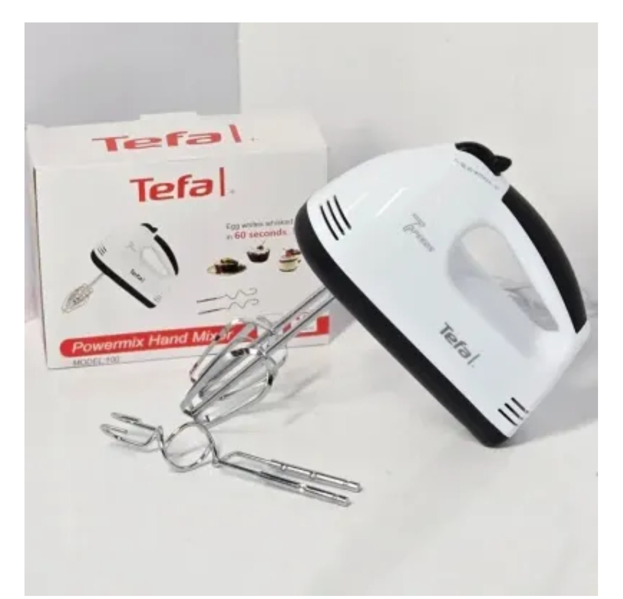 همزن برقی تفال پرو Tefal PRO TF-2026 600 وات 7 سرعته با سری خمیرزن و موتور قدرتمند