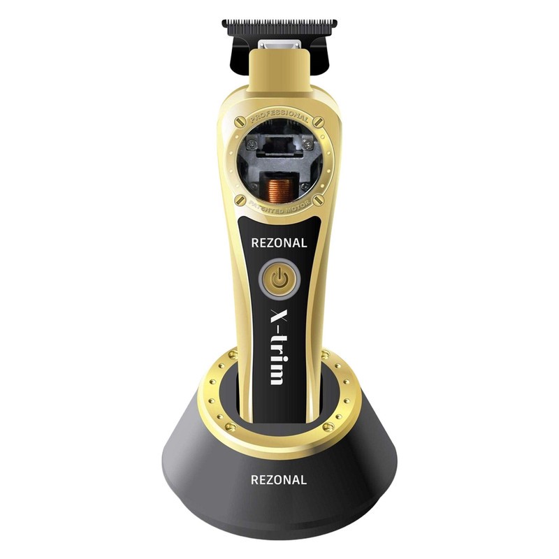 ماشین اصلاح موی صورت رزونال مدل X-Trim پلاس با تیغه کربن استیل 440C ژاپنی، صفرزن و خط زن، موتور هوشمند با تنظیم سرعت ...
