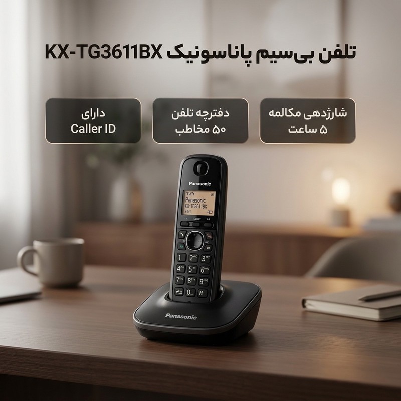 تلفن بی سیم پاناسونیک مدل KX-TG3611BX