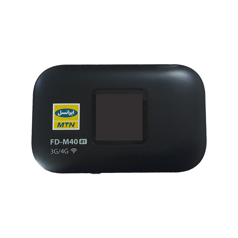 مودم 4G قابل حمل ایرانسل مدل FD-M40 با باتری 3000 میلی آمپر، پشتیبانی همزمان 25 کاربر، صفحه نمایش LCD، اتصال بی سیم و...
