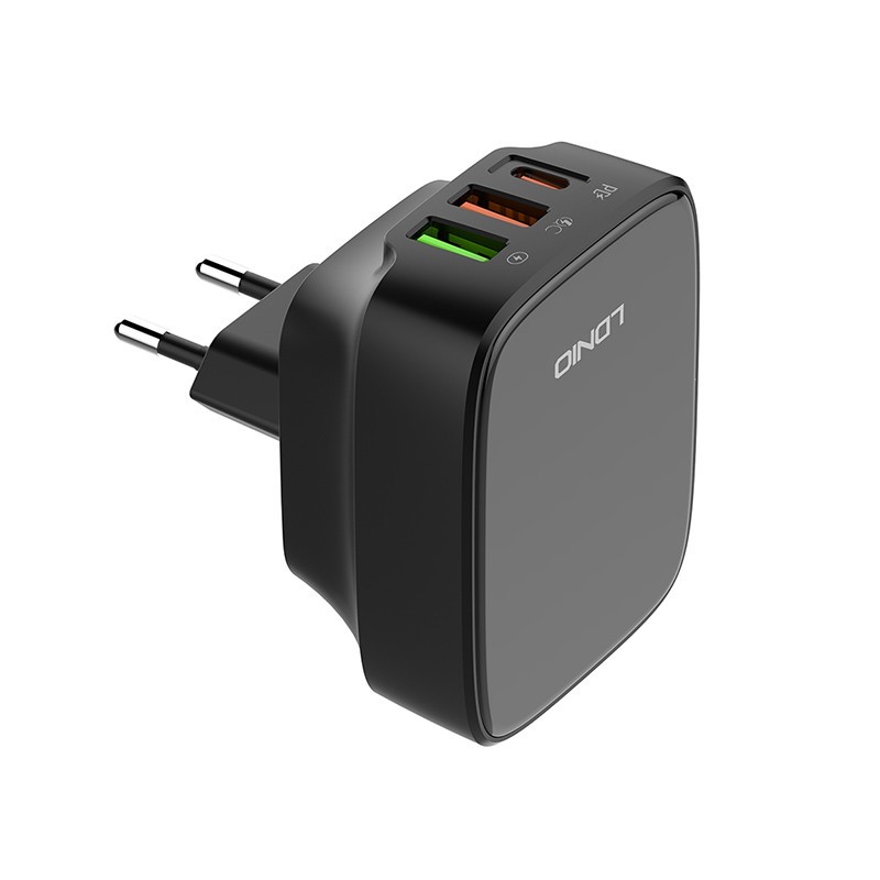 شارژر دیواری 32 وات الدینیو مدل Q334 به همراه کابل USB-C