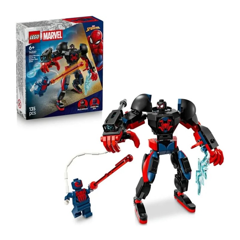 لگو 135 تکه سری مارول مدل Miles Morales Mech vs. Spider Man 2099 کد 76337