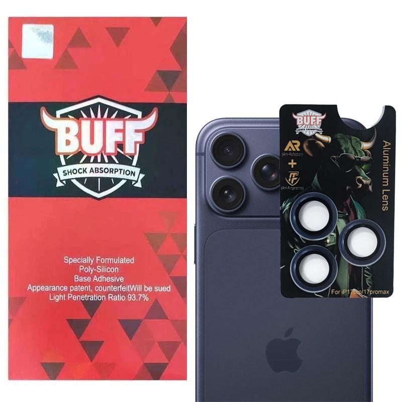 محافظ لنز دوربین فلزی بوف مدل Aluminum Metal مناسب برای گوشی موبایل اپل iPhone 17 Pro 17 Pro Max