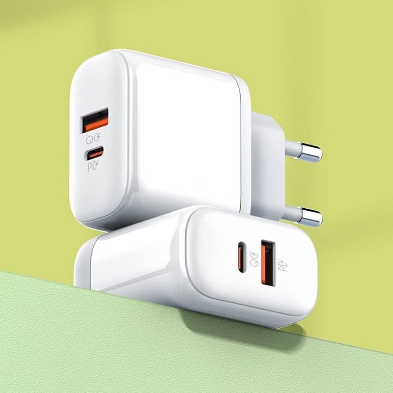 شارژر دیواری 45 وات الدینیو مدل A2526C به همراه کابل تبدیل USB-C