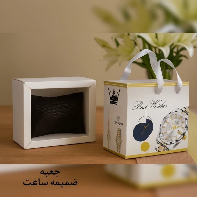 ساعت مچی عقربه ای کوارتز مردانه بین باند مدل چهار موتوره کورنوگراف کد 001