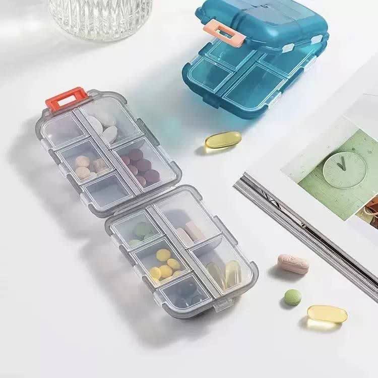 باکس دارو کتابی سایز بزرگ 10 محفظه