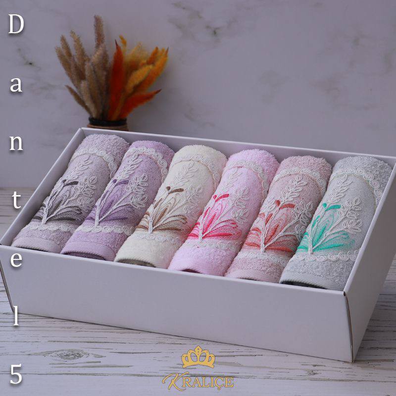 حوله دستی دانتل دار کرالیچه ترک کد 5