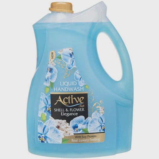 مایع دستشویی اکتیو مدل صدفی-Blue وزن 3750 گرم
