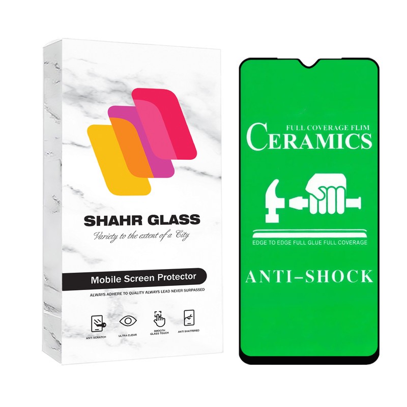 محافظ صفحه نمایش سرامیکی شهر گلس مدل CERCLRSH مناسب برای گوشی موبایل شیائومی Redmi 9 Redmi 9A Redmi 9C Redmi 9 Activ ...