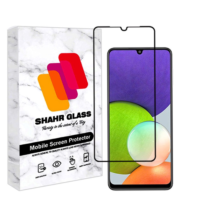 محافظ صفحه نمایش شهر گلس مدل FULPLUSSH مناسب برای گوشی موبایل سامسونگ Galaxy A22 4G