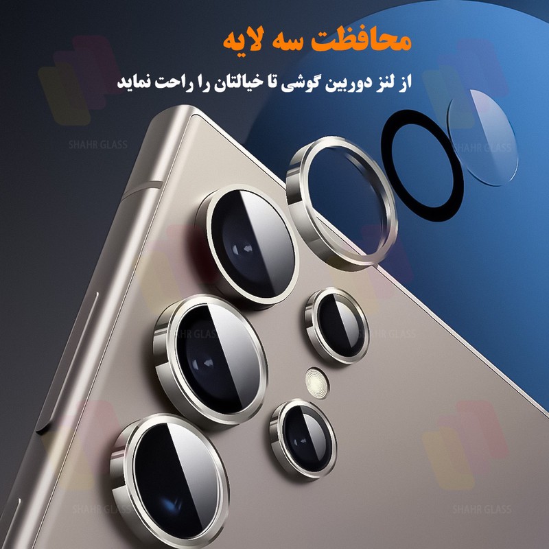 محافظ لنز دوربین شهر گلس مدل RINS20 مناسب برای گوشی موبایل اپل iPhone 12 Pro max