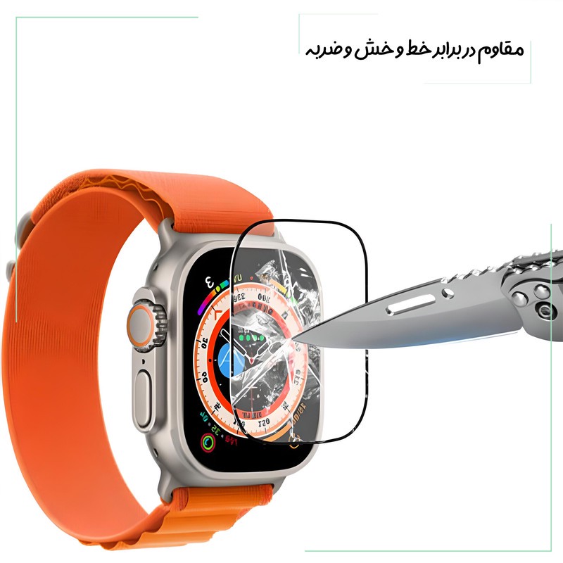 محافظ صفحه نمایش گلس استار مدل PMMAWATCH مناسب برای اپل واچ Series 4 5 6 Aluminum 40 mm