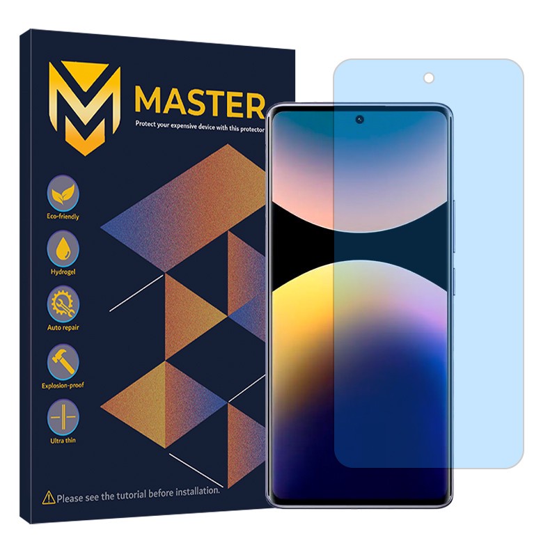 محافظ صفحه نمایش مات ضد اشعه آبی مستر مدل Resistant مناسب برای گوشی موبایل شیائومی Redmi Note 14 Pro Plus 5G
