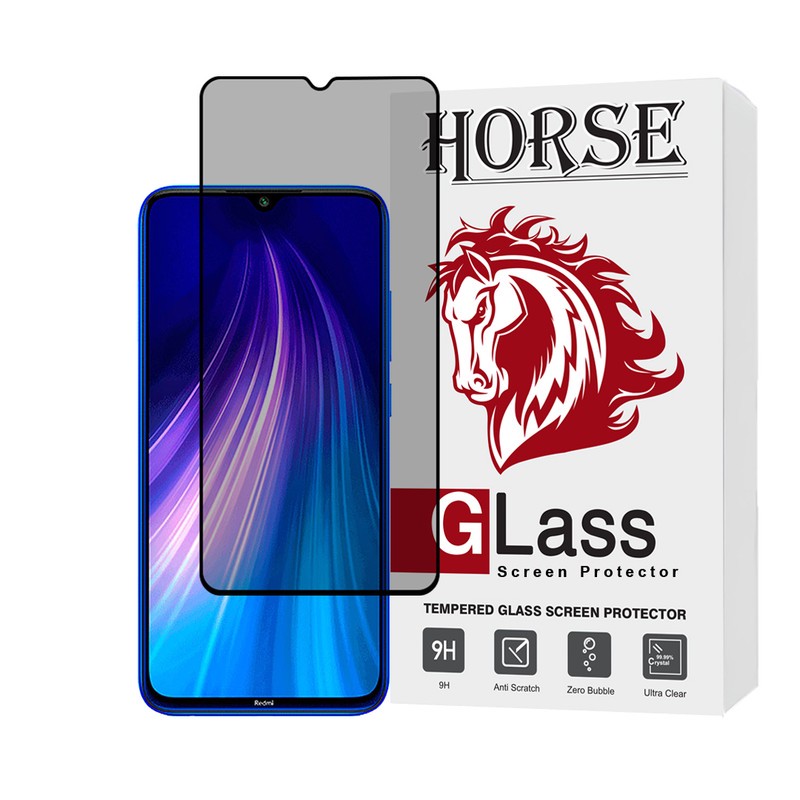 محافظ صفحه نمایش حریم شخصی هورس مدل FHLPRVCHRN مناسب برای گوشی موبایل شیائومی Redmi Note 8 Redmi Note 8 2021