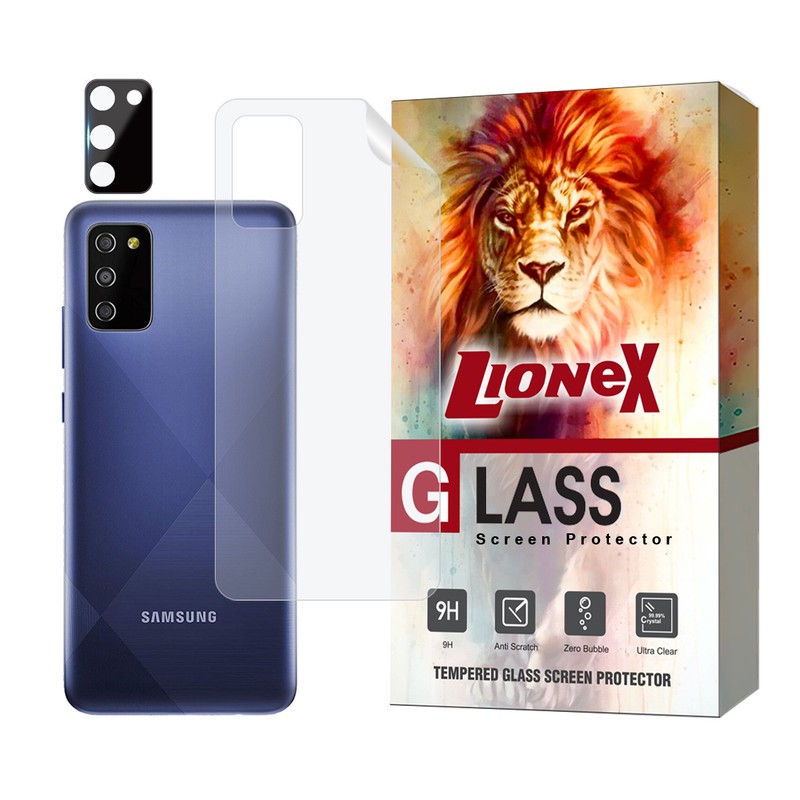 محافظ پشت گوشی لایونکس مدل MTBFULL مناسب برای گوشی موبایل سامسونگ Galaxy M02s به همراه محافظ لنز