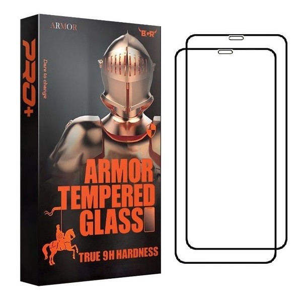محافظ صفحه نمایش آرمور مدل FL-iP مناسب برای گوشی موبایل اپل Iphone 11 بسته دو عددی