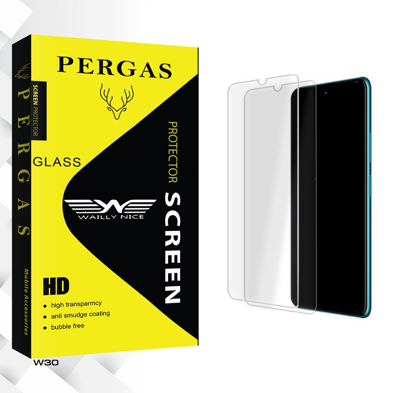 محافظ صفحه نمایش شیشه ای وایلی نایس مدل Pergas Glass MIX مناسب برای گوشی موبایل ال جی W30