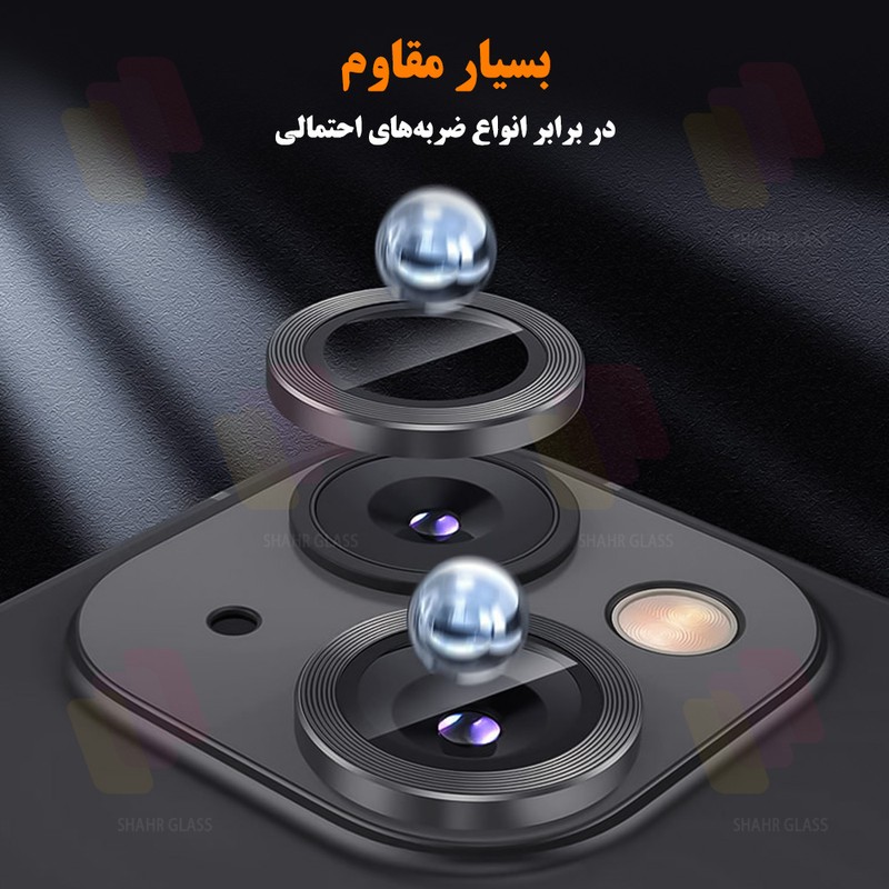 محافظ لنز دوربین شهر گلس مدل RINS20 مناسب برای گوشی موبایل اپل iPhone 12 Pro max