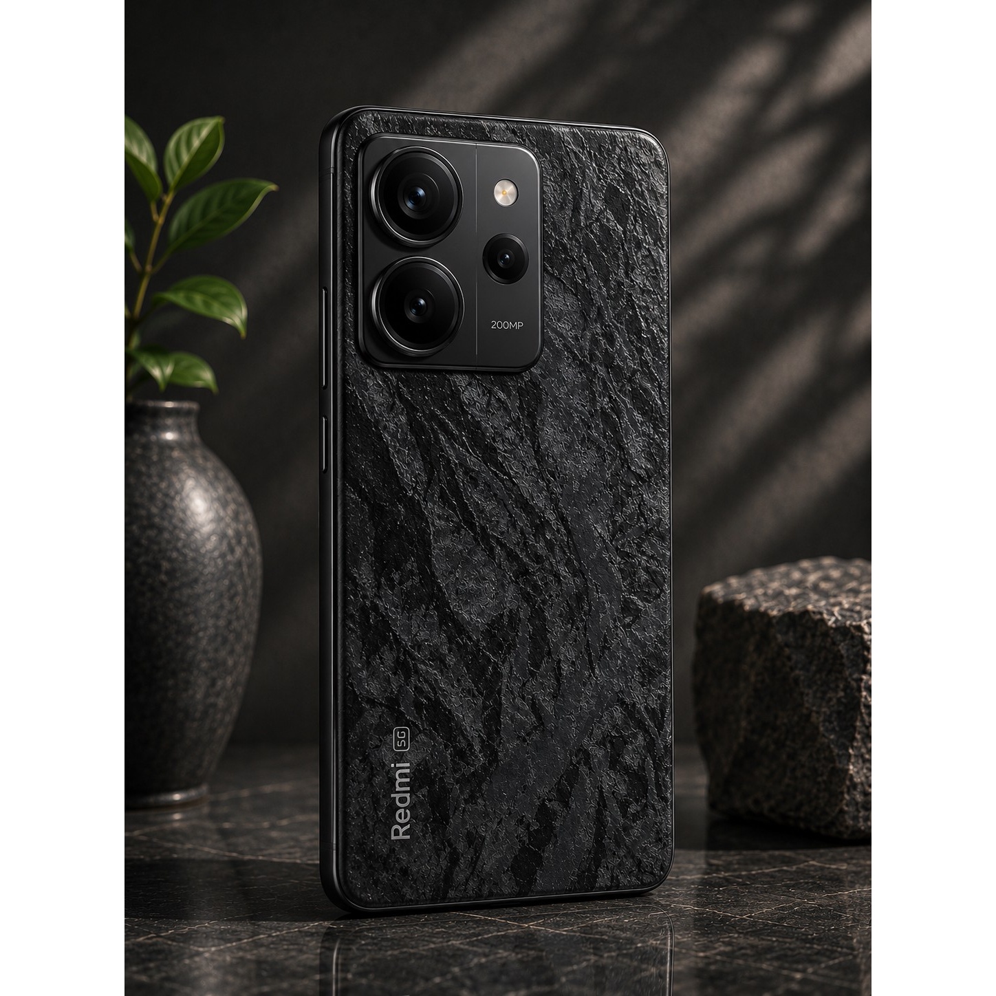 محافظ پشت گوشی طرح سنگ مناسب برای گوشی موبایل Xiaomi Redmi Note 14S