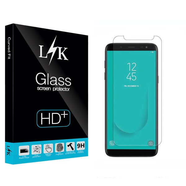 محافظ صفحه نمایش ال کی مدل Hard glass مناسب برای گوشی موبایل سامسونگ Galaxy J6