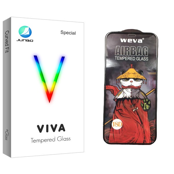 محافظ صفحه نمایش شیشه ای جانبو مدل Viva Glass Airbag مناسب برای گوشی موبایل اپل iPhone 12 Pro