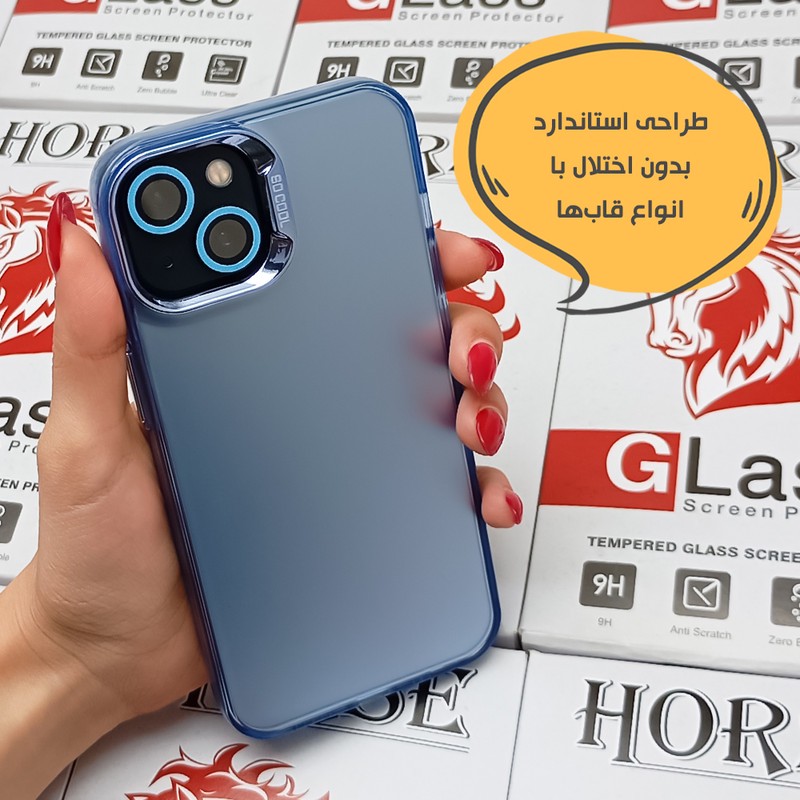 محافظ لنز دوربین هورس مدل SHABRANGH مناسب برای گوشی موبایل اپل iPhone 15