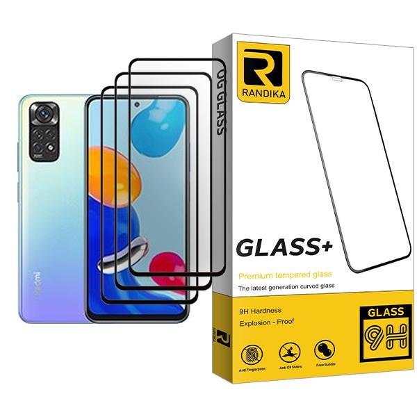 محافظ صفحه نمایش راندیکا مدل Randika Glass MIX003 مناسب برای گوشی موبایل شیائومی Redmi Note 11 بسته سه عددی
