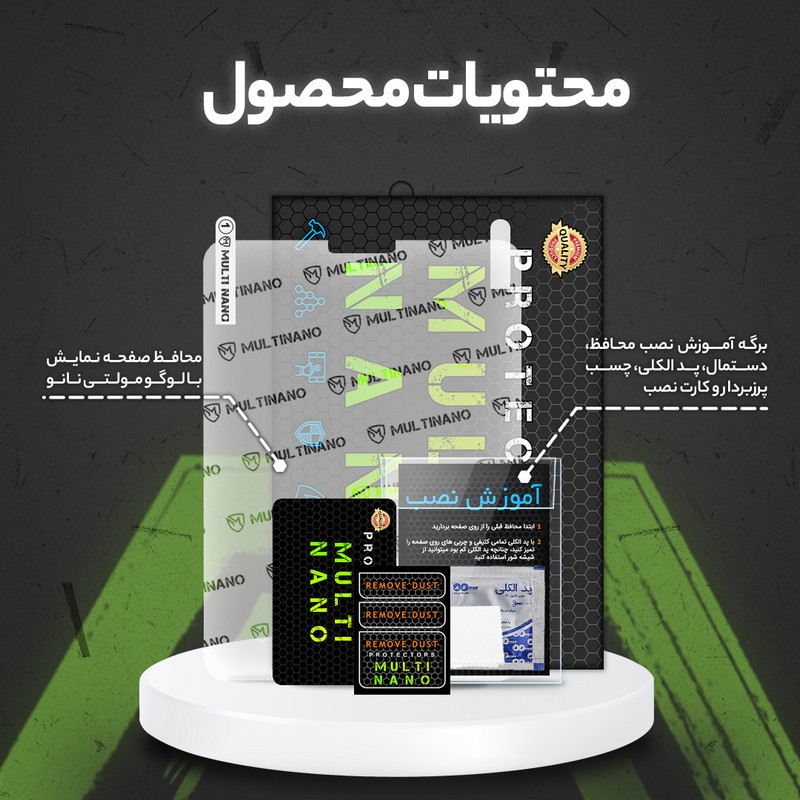 محافظ صفحه نمایش مات مولتی نانو مدل X-S1M مناسب برای تبلت شیائومی Poco Pad 12.1 inch 2024