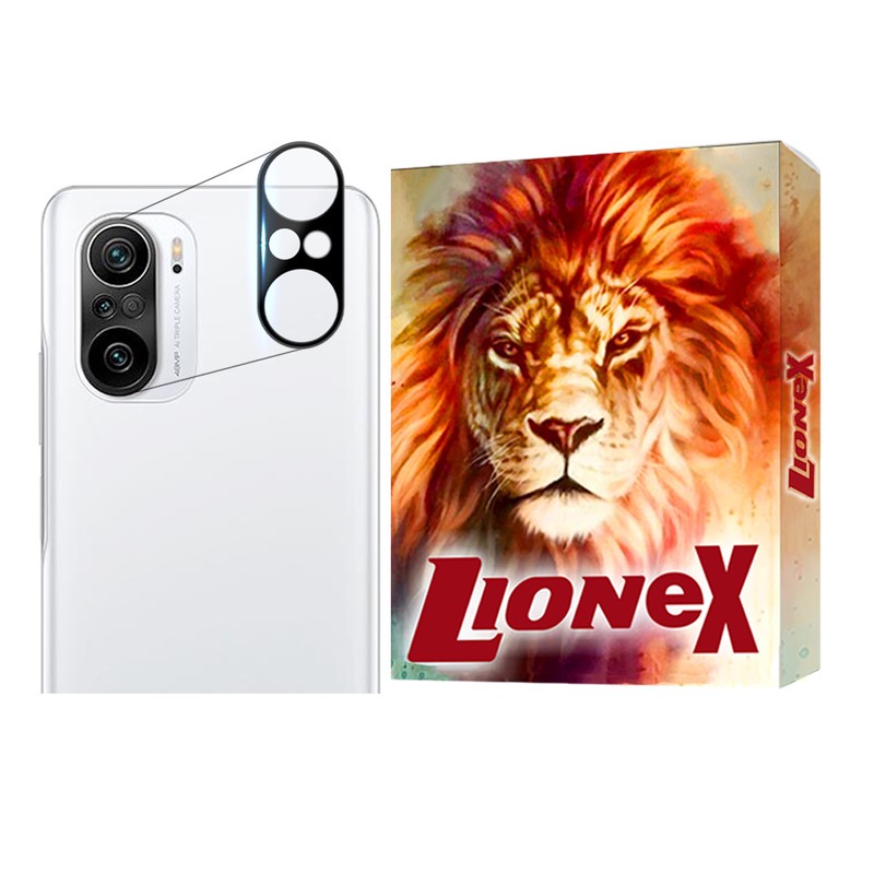 محافظ لنز دوربین لایونکس مدل FULLENSLمناسب برای گوشی موبایل شیائومی Poco F3 Redmi K40 Redmi K40 Pro Redmi K40 Pro Plus