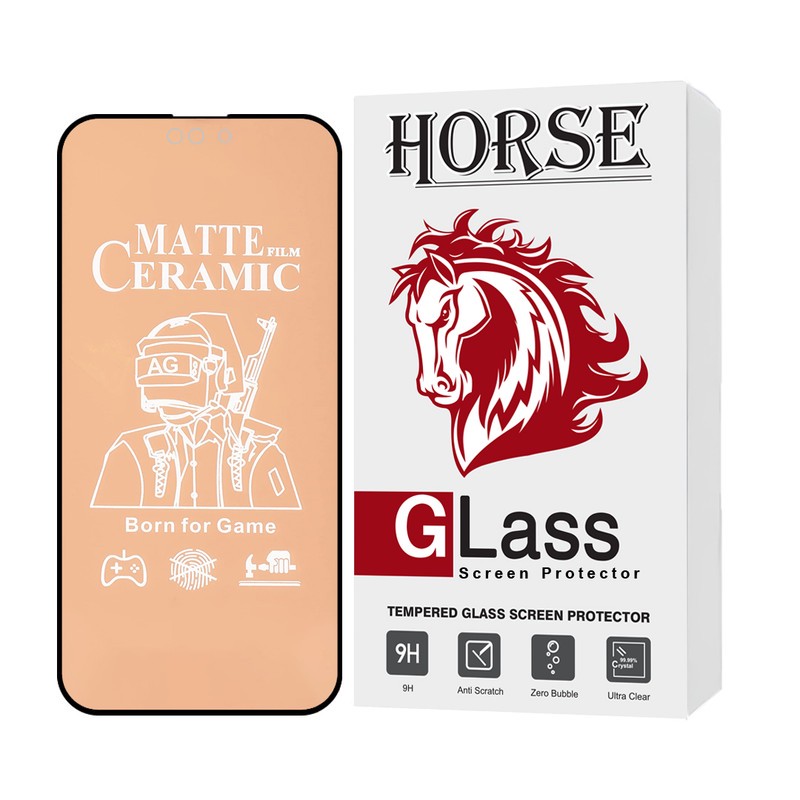 محافظ صفحه نمایش سرامیکی مات هورس مدل CERMAH مناسب برای گوشی موبایل اپل iPhone 14 Pro Max