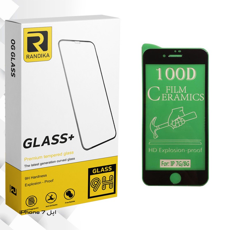 محافظ صفحه نمایش سرامیکی راندیکا مدل GLD مناسب برای گوشی موبایل اپل iPhone 7