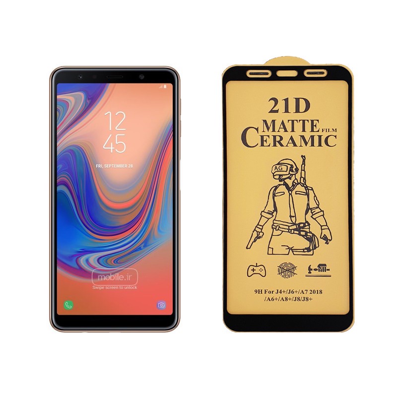 محافظ صفحه نمایش سرامیکی مدل FLCRM01to مناسب برای گوشی موبایل سامسونگ Galaxy A750 A7 2018