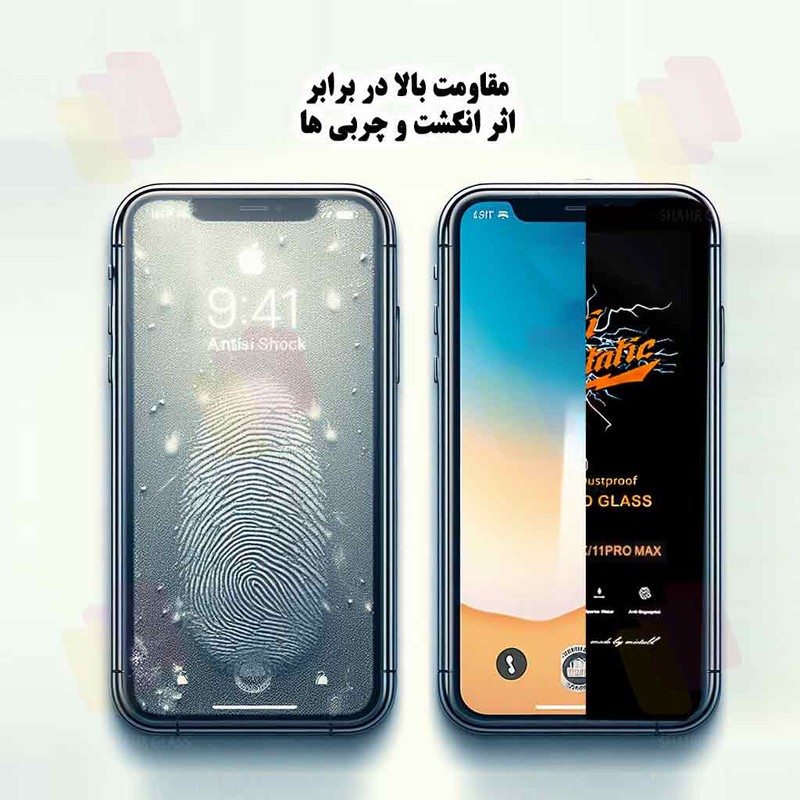محافظ صفحه نمایش آنتی استاتیک شهر گلس مدل ANTISTA مناسب برای گوشی موبایل شیائومی Redmi Note 12 Pro 4G Note 12 Pro 5G ...