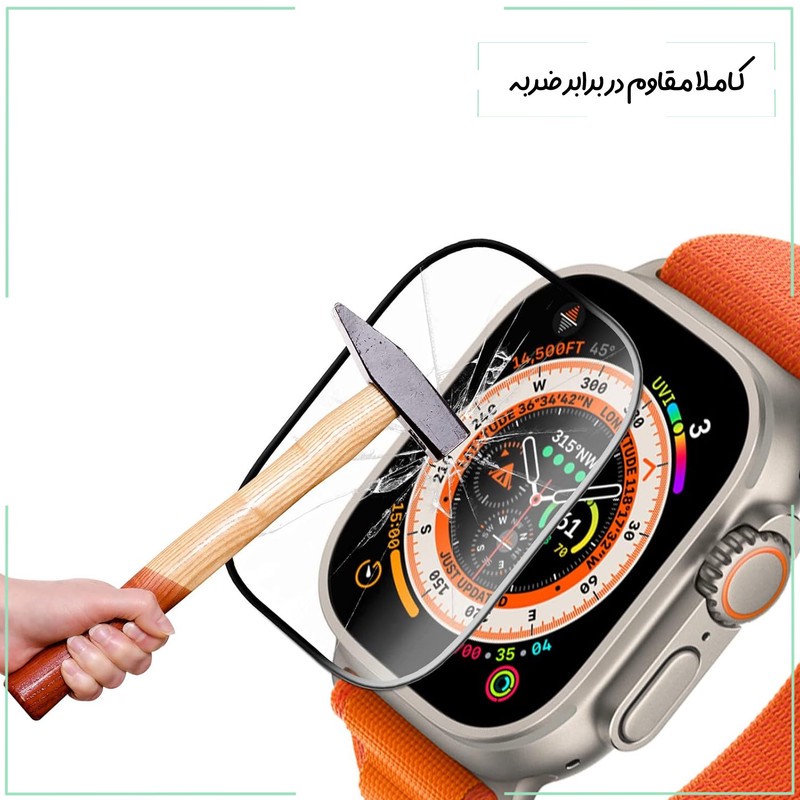 محافظ صفحه نمایش گلس استار مدل PMMAWATCH مناسب برای اپل واچ Series 4 5 6 Aluminum 40 mm