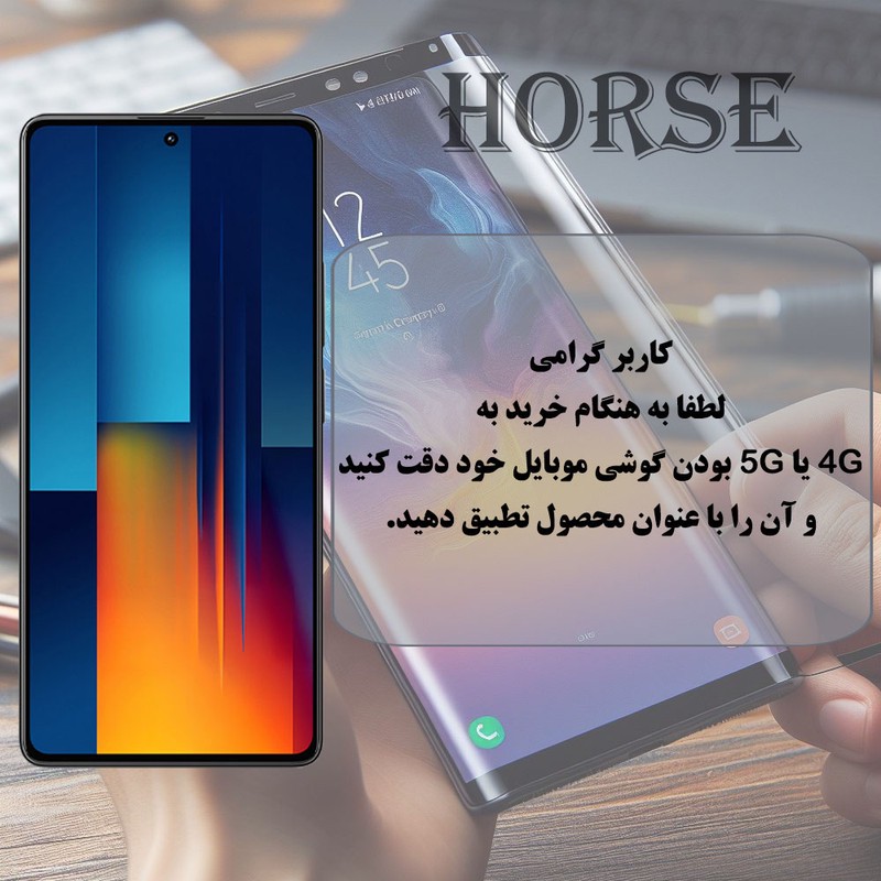 محافظ صفحه نمایش هورس مدل SCATH20 مناسب برای گوشی موبایل سامسونگ Galaxy A22 5G A14 4G A14 5G