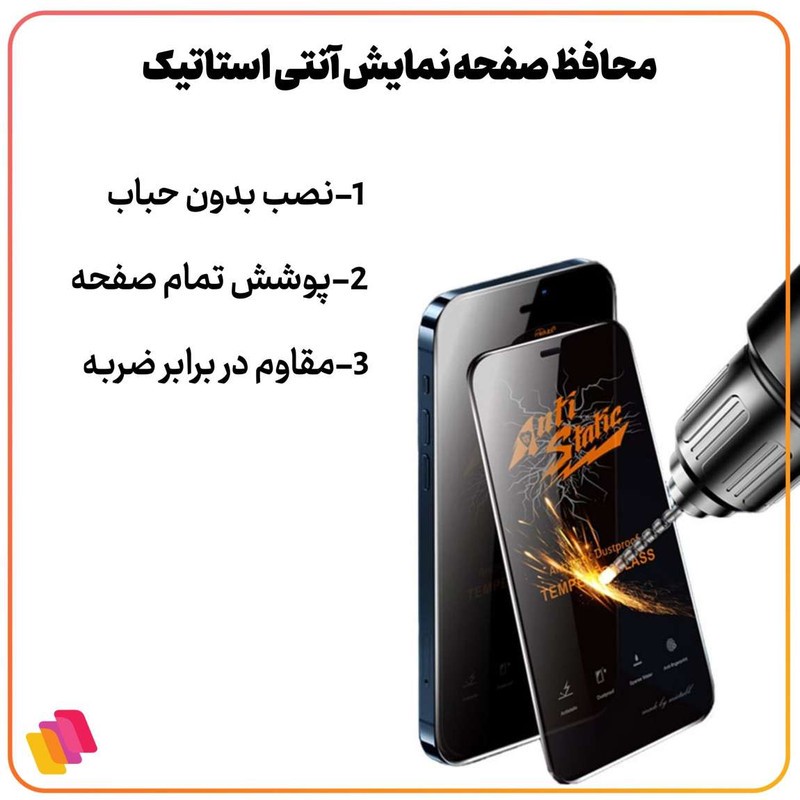 محافظ صفحه نمایش آنتی استاتیک شهر گلس مدل ANTIDUSTSH مناسب برای گوشی موبایل اوپو A38
