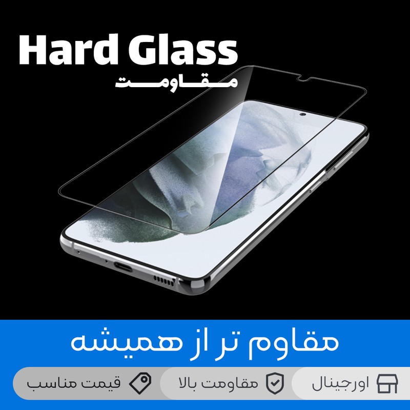 محافظ پشت گوشی ال کی مدل Hard glass مناسب برای گوشی موبایل اپل iPhone 12 mini