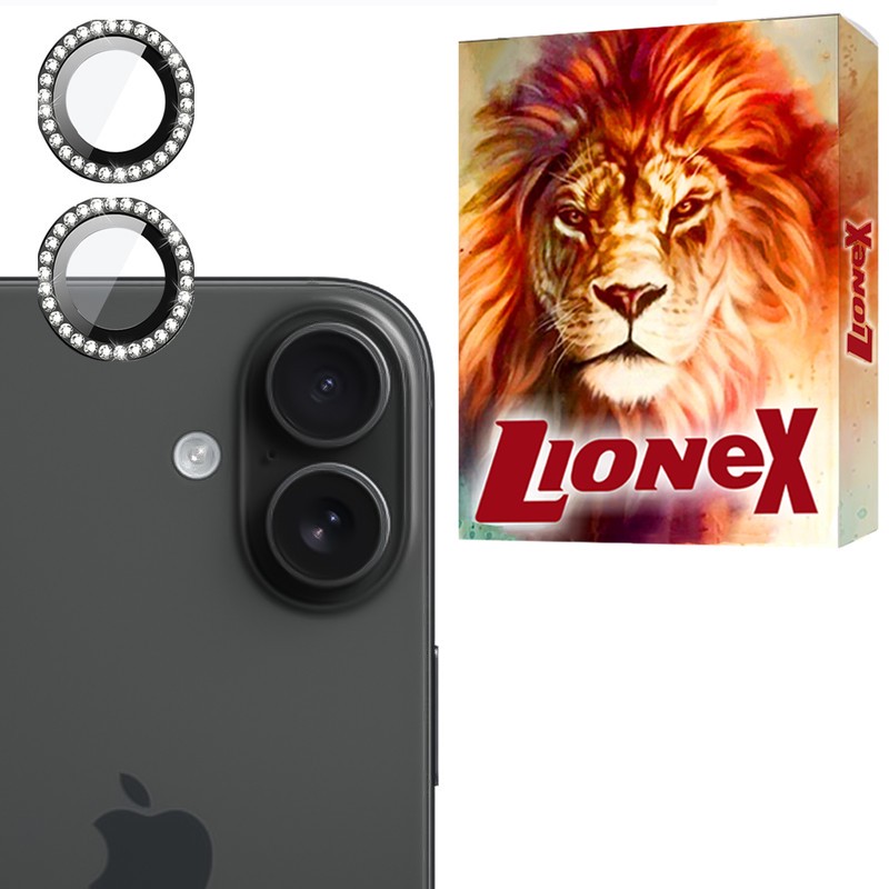 محافظ لنز دوربین شیشه ای لایونکس مدل NRIL20 مناسب برای گوشی موبایل اپل iPhone 16
