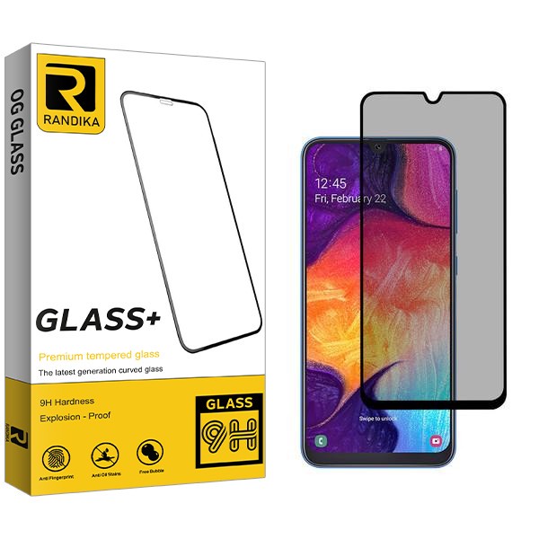 محافظ صفحه نمایش حریم شخصی راندیکا مدل RK مناسب برای گوشی موبایل سامسونگ Galaxy A50