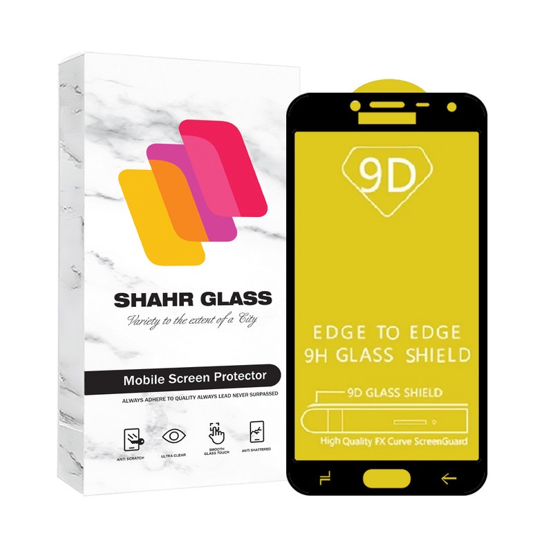 محافظ صفحه نمایش شهر گلس مدل FULLSH مناسب برای گوشی موبایل سامسونگ Galaxy J4 2018 Galaxy J400