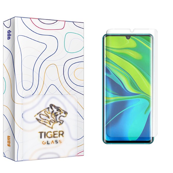 محافظ صفحه نمایش تایگر گلس مدل SAM UV مناسب برای گوشی موبایل شیائومی Mi note 10 10 pro