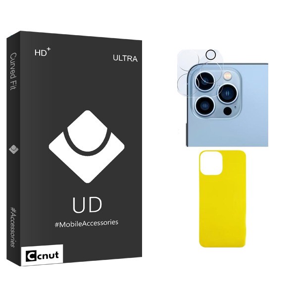 محافظ پشت گوشی کوکونات مدل UDB Ultra FLL مناسب برای گوشی موبایل اپل iPhone 13 ProMax به همراه محافظ لنز دوربین