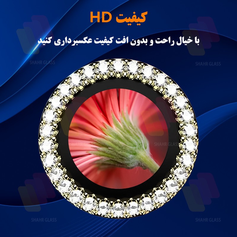 محافظ لنز دوربین شیشه ای شهر گلس مدل NRIS20 مناسب برای گوشی موبایل سامسونگ Galaxy A15 4G Galaxy A15 5G Galaxy A25 5G