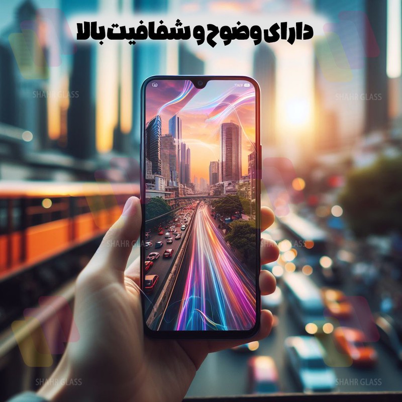 محافظ صفحه نمایش شهر گلس مدل FULPLUSSH مناسب برای گوشی موبایل سامسونگ Galaxy A22 5G
