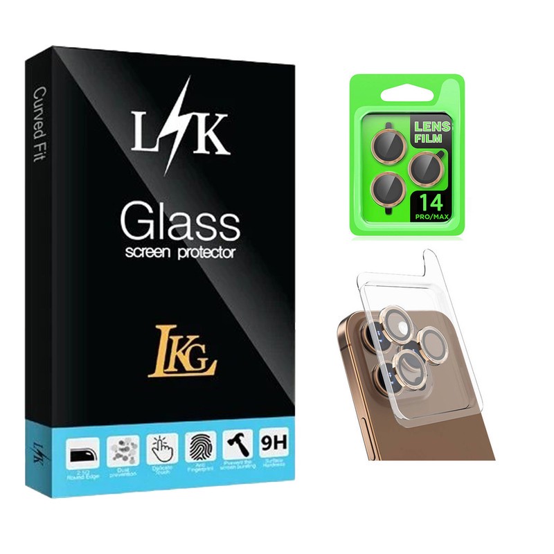 محافظ لنز دوربین ال کا جی مدل LKK Ringi مناسب برای گوشی موبایل اپل iphone 13Pro 13Pro Max