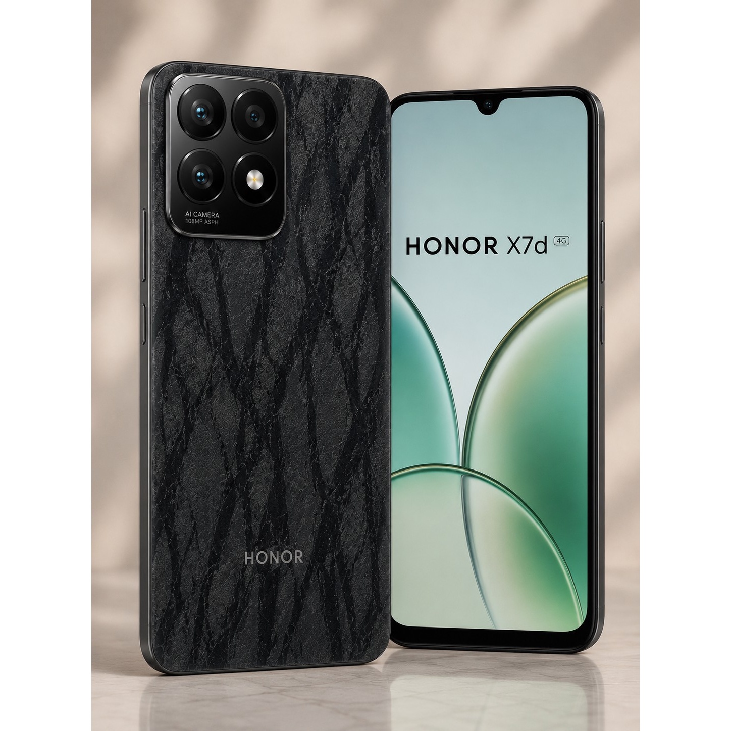 محافظ پشت گوشی طرح سنگ مناسب گوشی HONOR X7d 4G